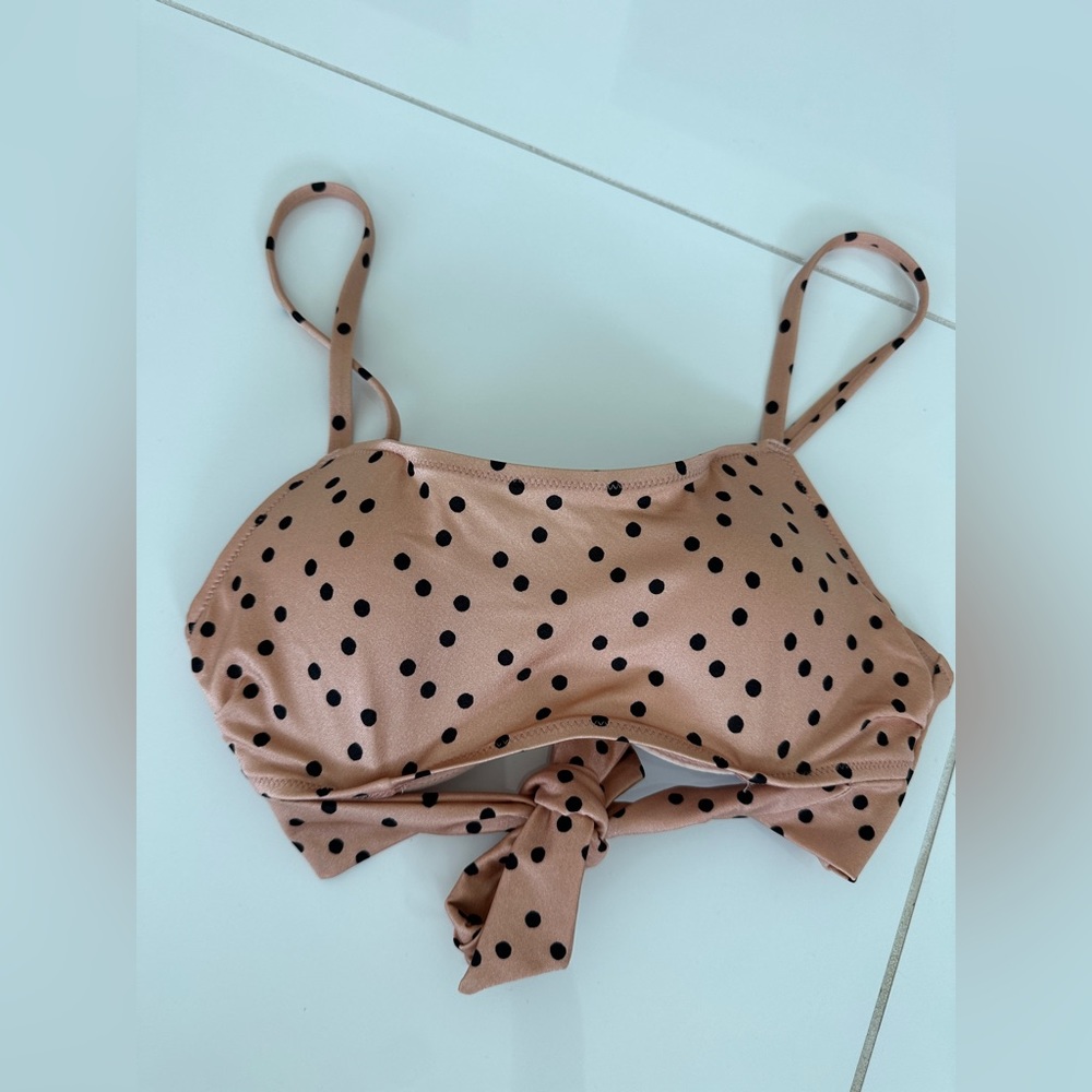 Shade shore cheetah print bikini top